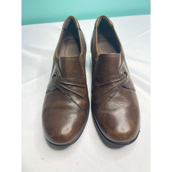 Clarks Shoes - Clark Leather Casual brown Shoes S-188